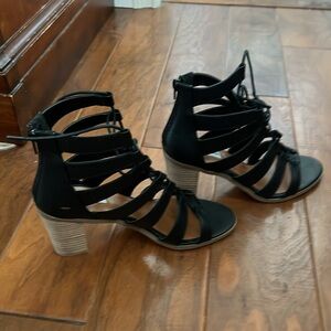 Steve Madden Dessie black leather shoes size 8.5